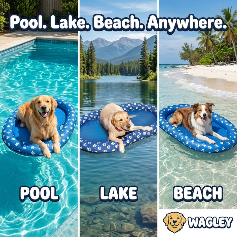 Wagley Dog Pool Float