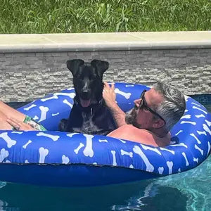 Rosie on Wagley Pool Float